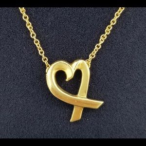 Tiffany & Co w/Paloma Picasso Heart Necklace